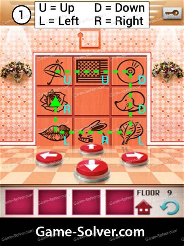 100 Floors Level 57 • Game Solver