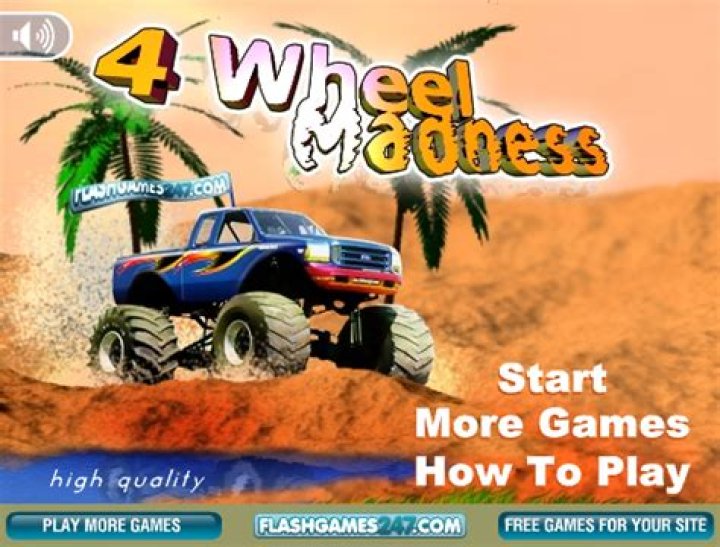 4 Wheel Madness - Monster Truck Games