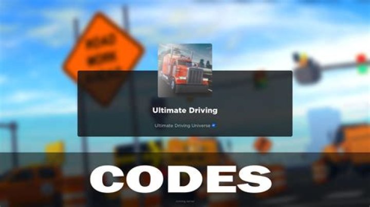 All Ultimate Driving Codes For January 2024