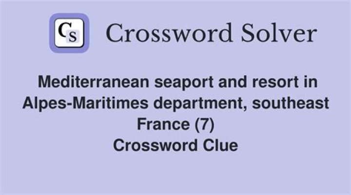 Alpes-Maritimes city crossword clue answer