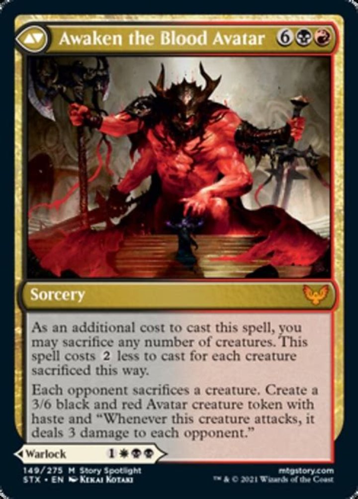 {Awaken the Blood Avatar Art Card} | Art Series: Strixhaven