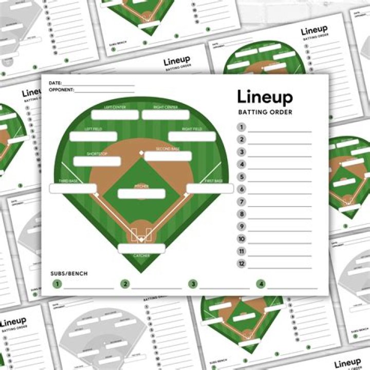 Baseball Field — Printable Worksheet