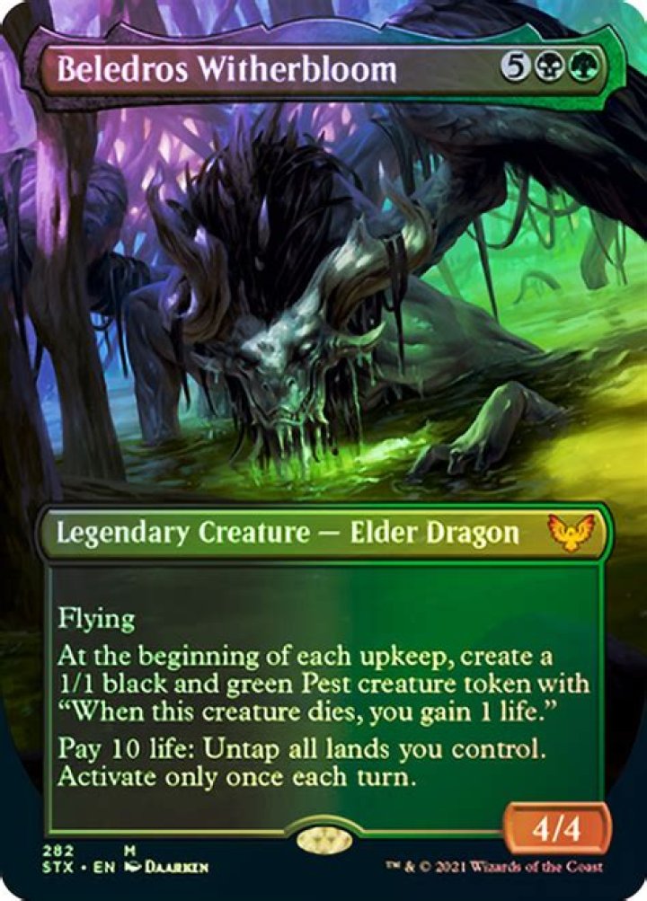 Beledros Witherbloom (Borderless) | Strixhaven: School of Mages - Variants