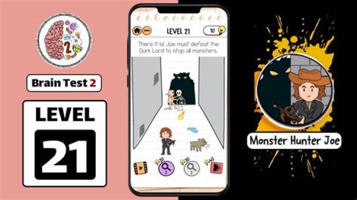 Brain Test 2 Monster Hunter Joe Level 17 Answers • Game Solver