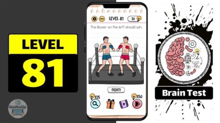 Brain Test Level 81 Answers • Game Solver