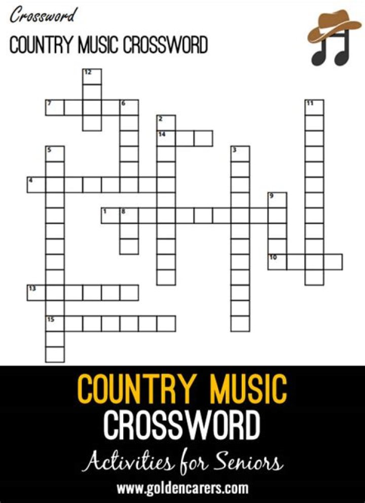 Church of country music Crossword Clue and Answer