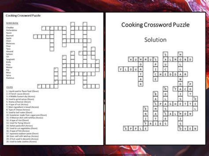 Cooking staple initially crossword clue answer