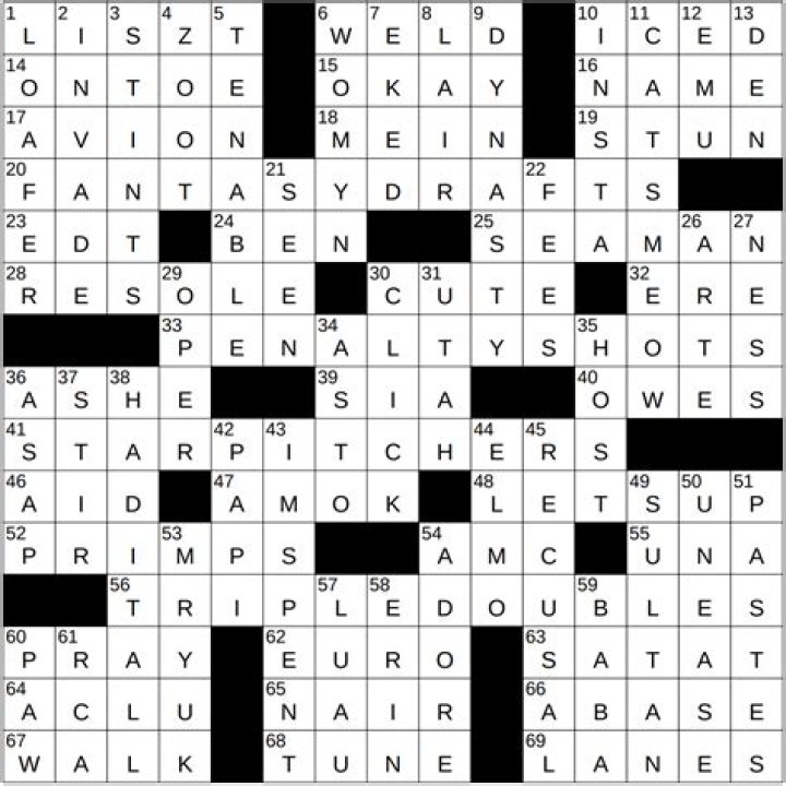 Dazzling air show displays Crossword Clue