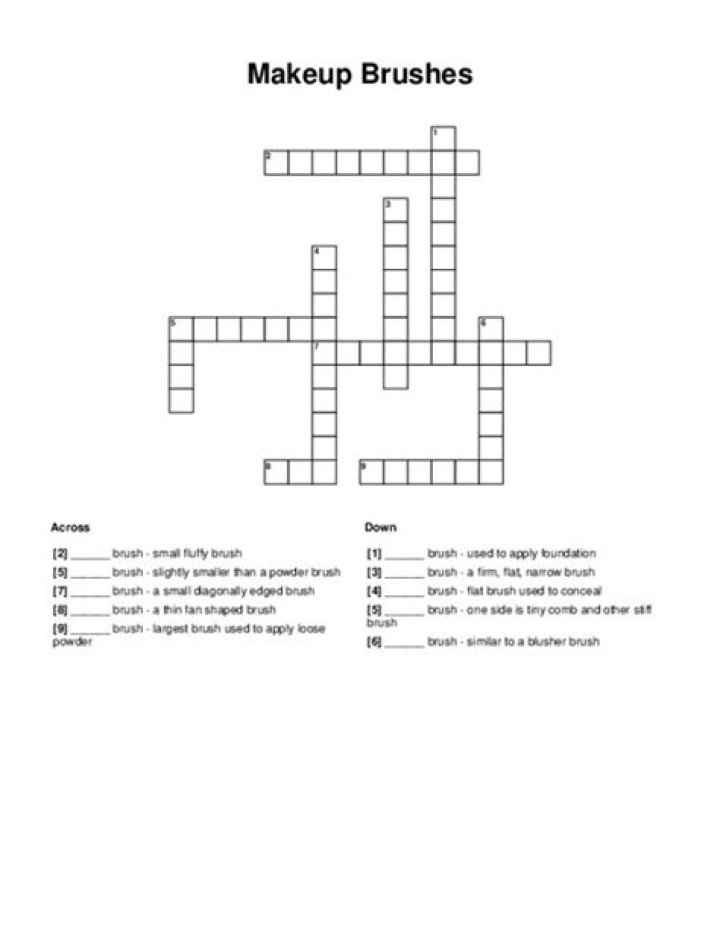 Dense buildup in makeup powder containers Crossword Clue