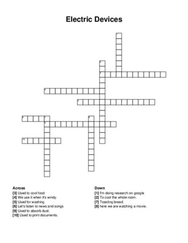 Electric shades Crossword Clue