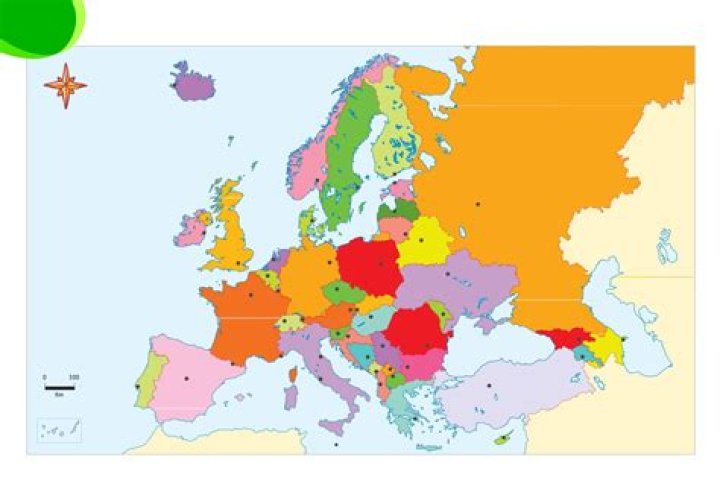Europa | Mapa político | Capitales. Quiz