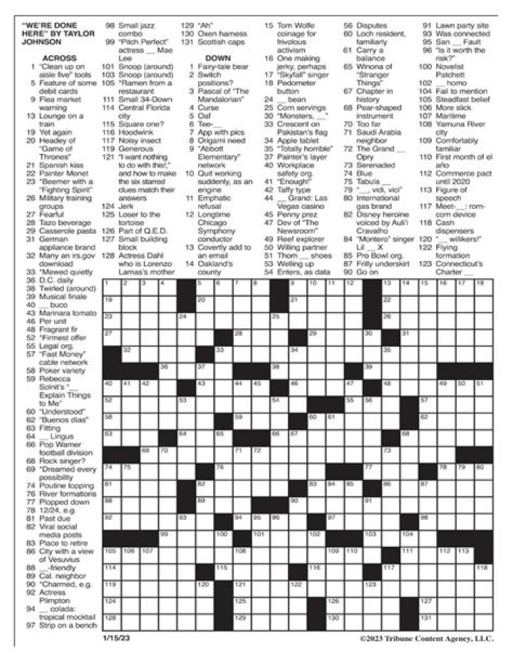 Gothamist crossword (2023) - MobyGames