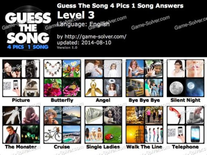 Guess The Song 4 Pics 1 Song Level 127 • Game Solver