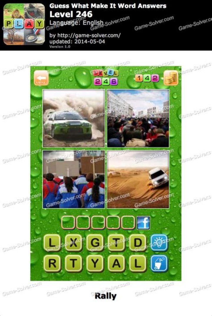 Guess What Make It Word Level 246 • Game Solver