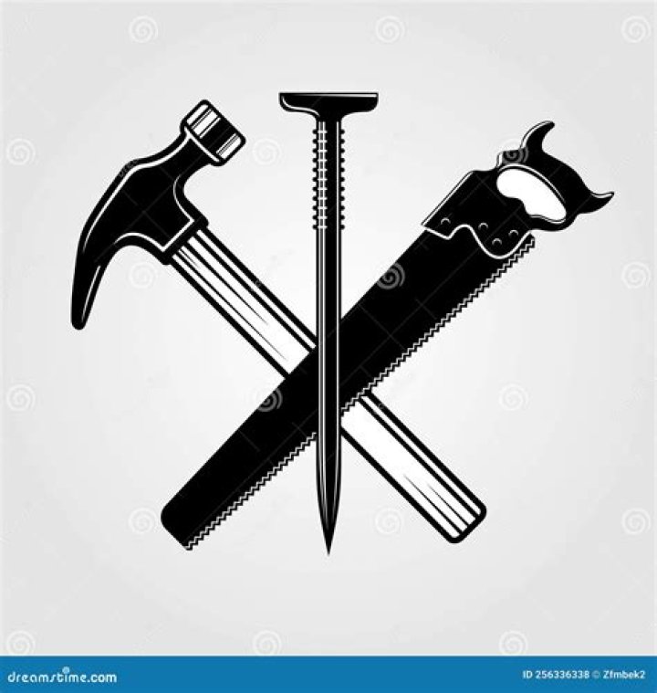 Hammer and saw, for two Crostic Answer