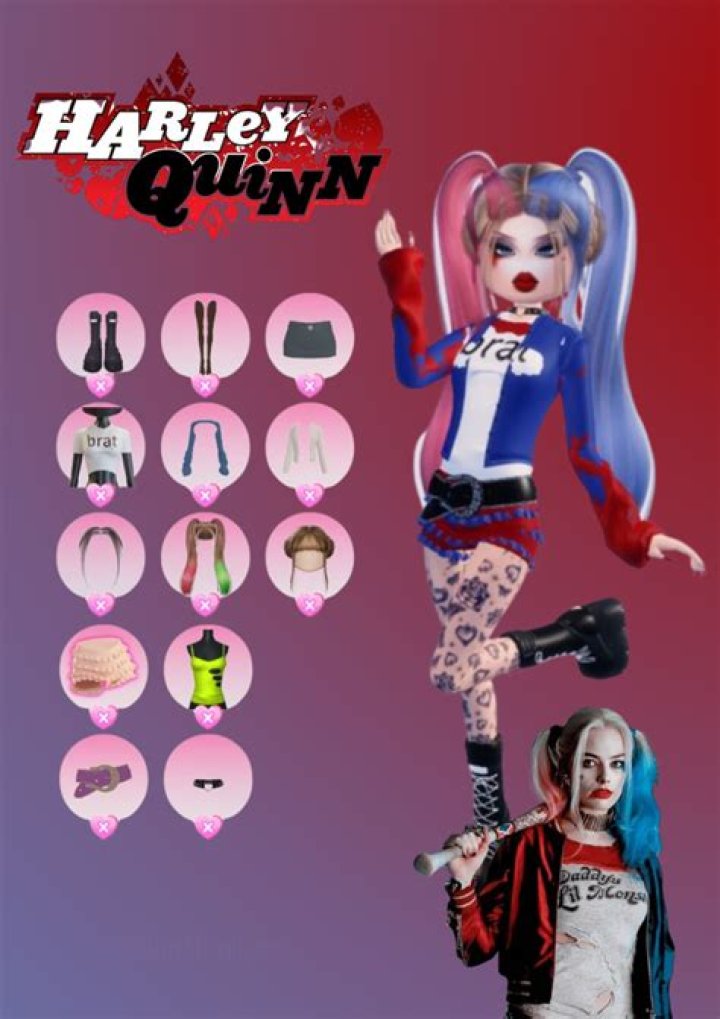 Harley Quinn Dress Up - Dc Super Hero Girls Games