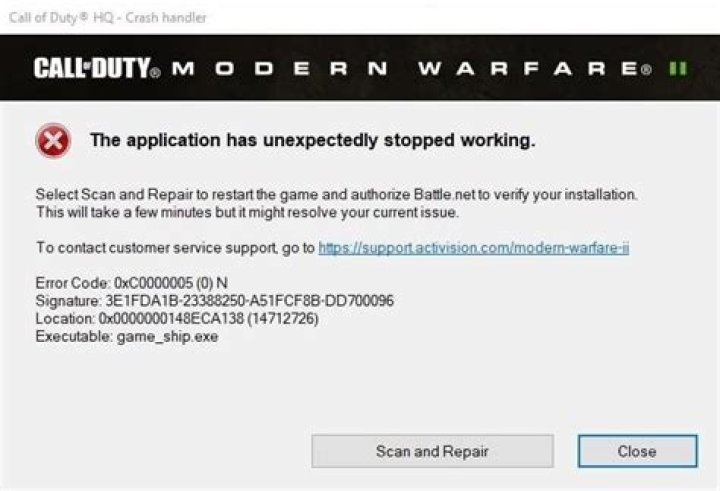 How to Fix Modern Warfare 3 Error Code "0xc0000005": MW3 Crashing in Mid-Game