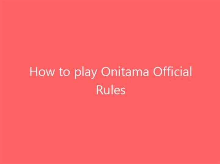 How to play Onitama | Official Rules