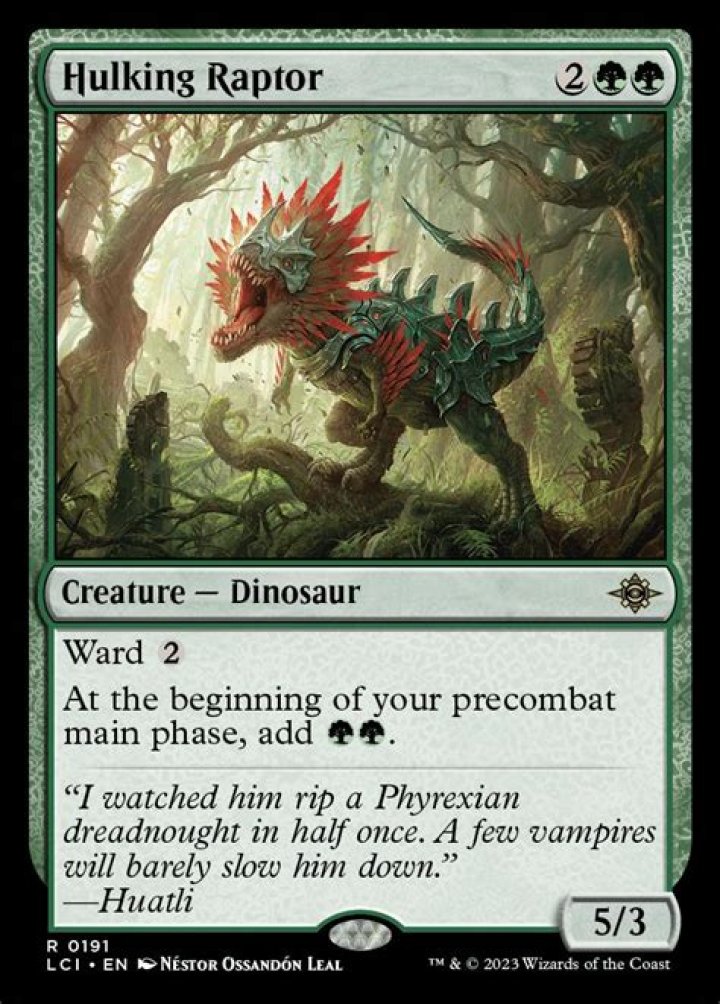 Hulking Raptor | The Lost Caverns of Ixalan