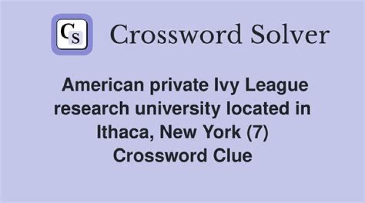 Ivy in Ithaca crossword clue answer