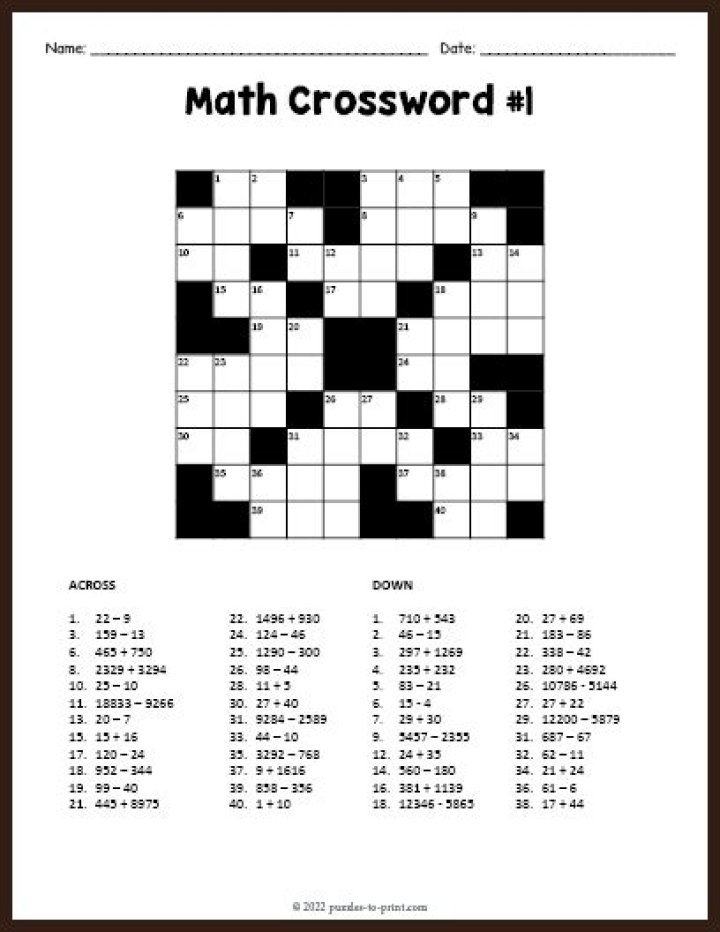 Kind of wave in math crossword clue answer