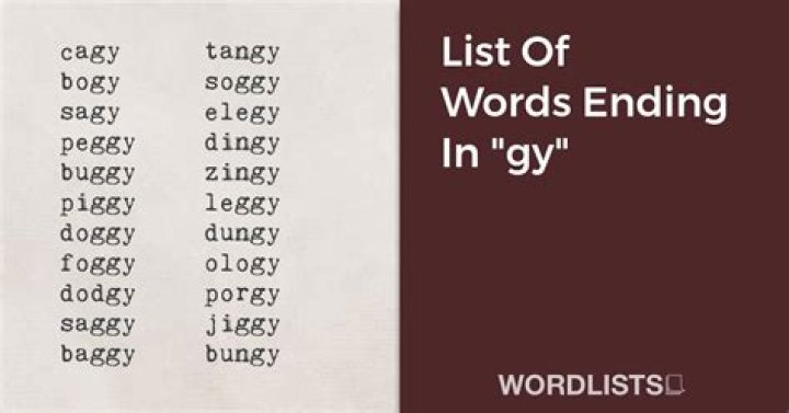 List of Words Starting With 'gy'