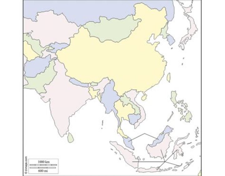 Monsoon Asia Political Map Quiz