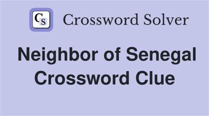 Neighbor of Senegal Crossword Clue