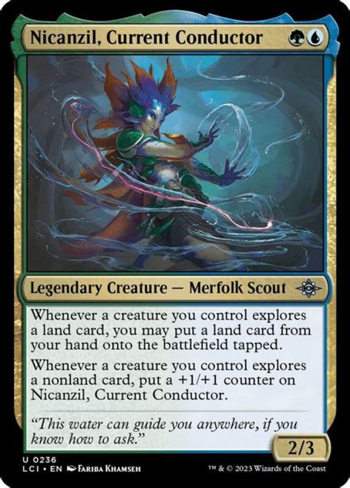Nicanzil, Current Conductor (Showcase) | The Lost Caverns of Ixalan - Variants