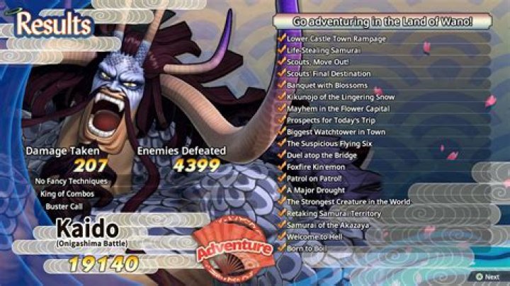 ONE PIECE: PIRATE WARRIORS 4 – Special Log Yamato 1: Wano 100% Clear