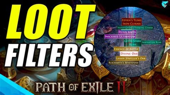 Path of Exile Loot Filters 3.7 Legion Guide