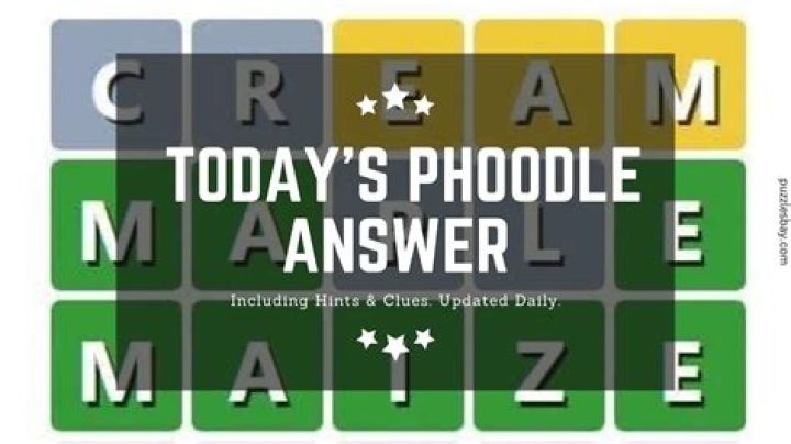 Phoodle Answer Today May 25, 2023