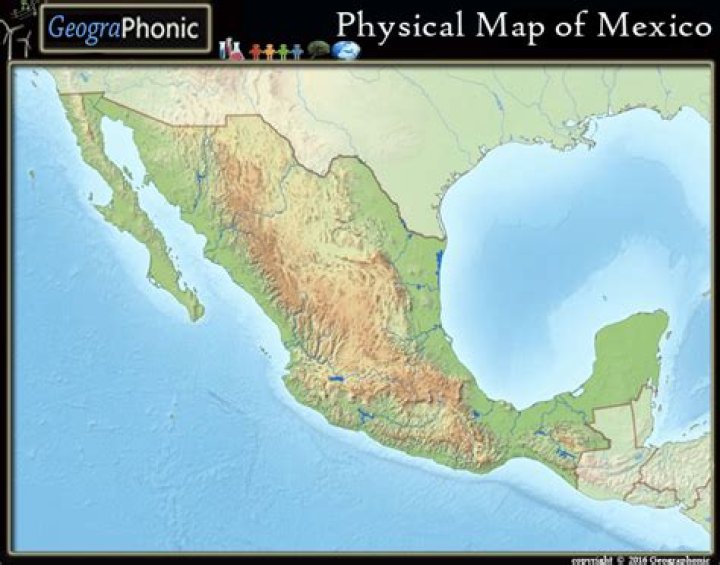 Physical Map of Mexico Quiz