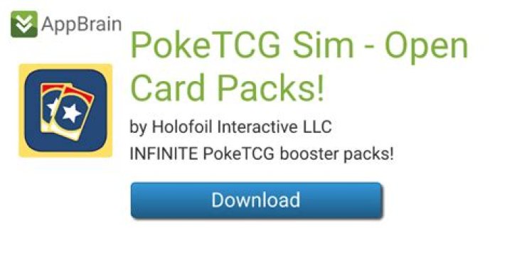 PokeTCG Sim – Open Card Packs!