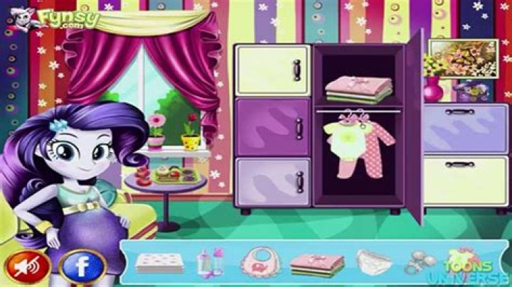 Pony Rarity Baby Birth - My Little Pony Equestria Girls Games