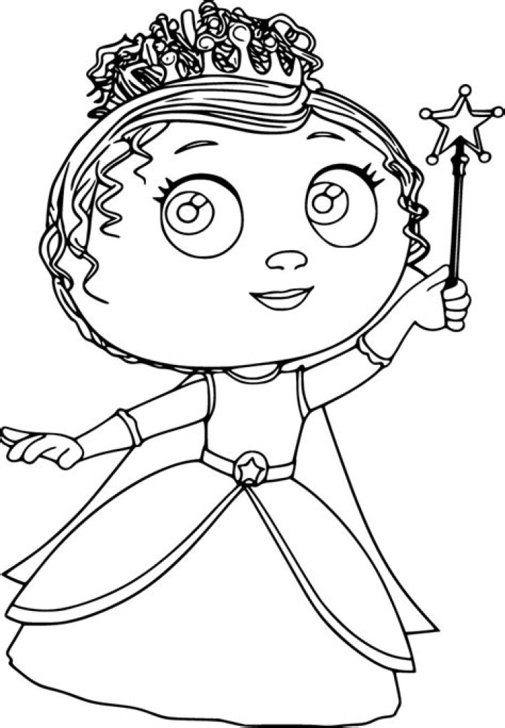Princess Presto Coloring - Super Why Games