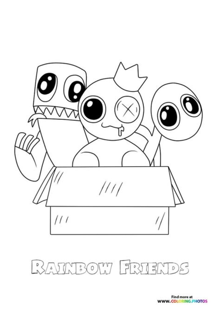 Rainbow Friends Coloring - Rainbow Friends Games