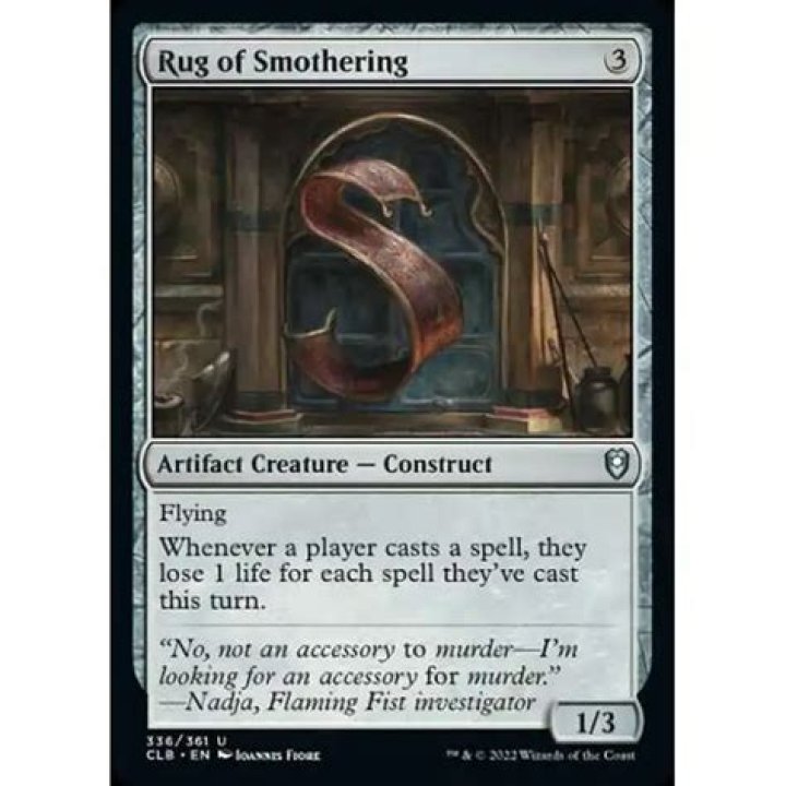Rug of Smothering | Commander Legends: Battle for Baldur's Gate