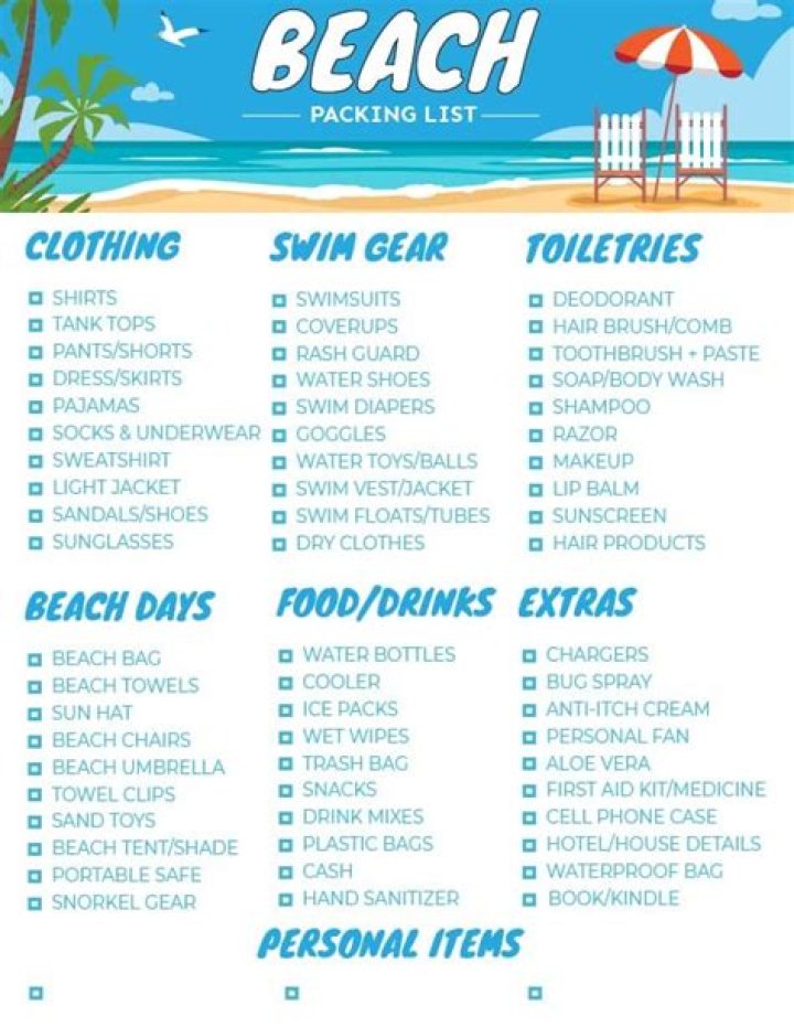 Something you bring to the beach Top 7 : Answers