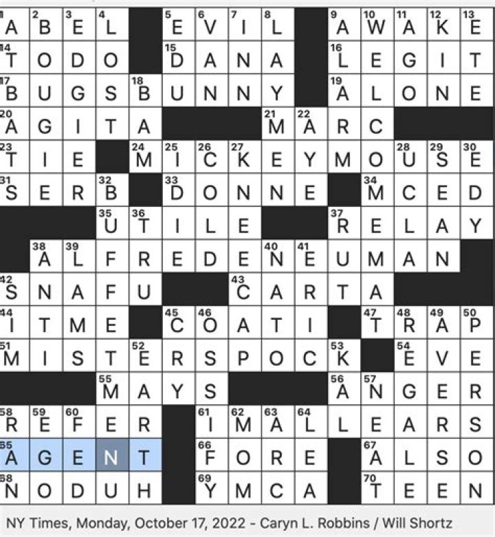 South and Central American mammal related to the raccoon Crossword Clue