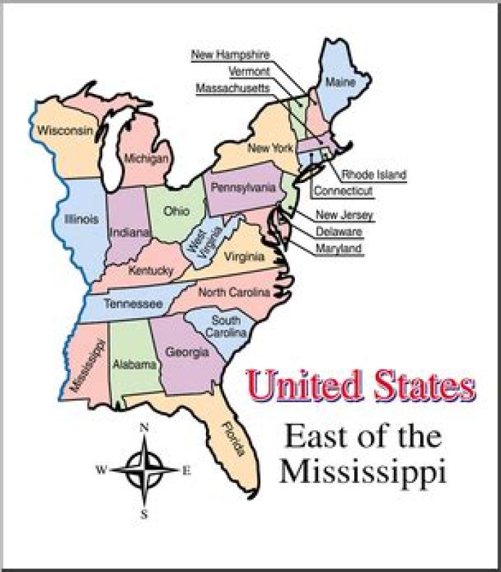 States East of the Mississippi River Quiz