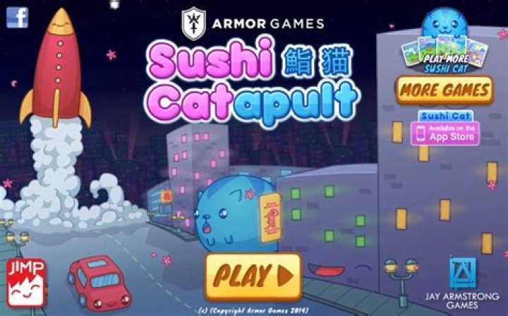 Sushi Cat-a-pult - Armor Games