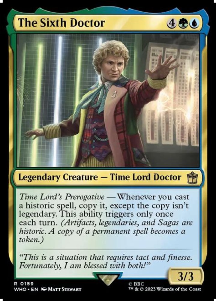 The Sixth Doctor | Doctor Who Commander