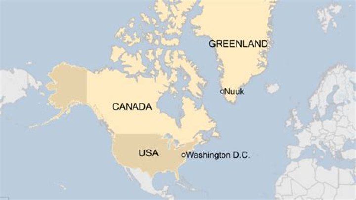 USA CANADA AND GREENLAND POLITICAL MAP Quiz