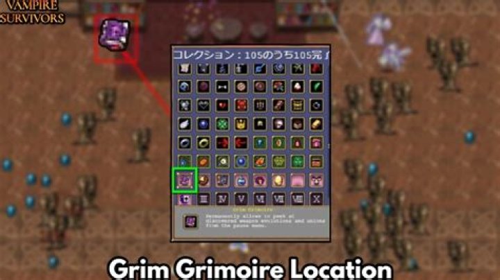Vampire Survivors: How to Unlock the Grim Grimoire