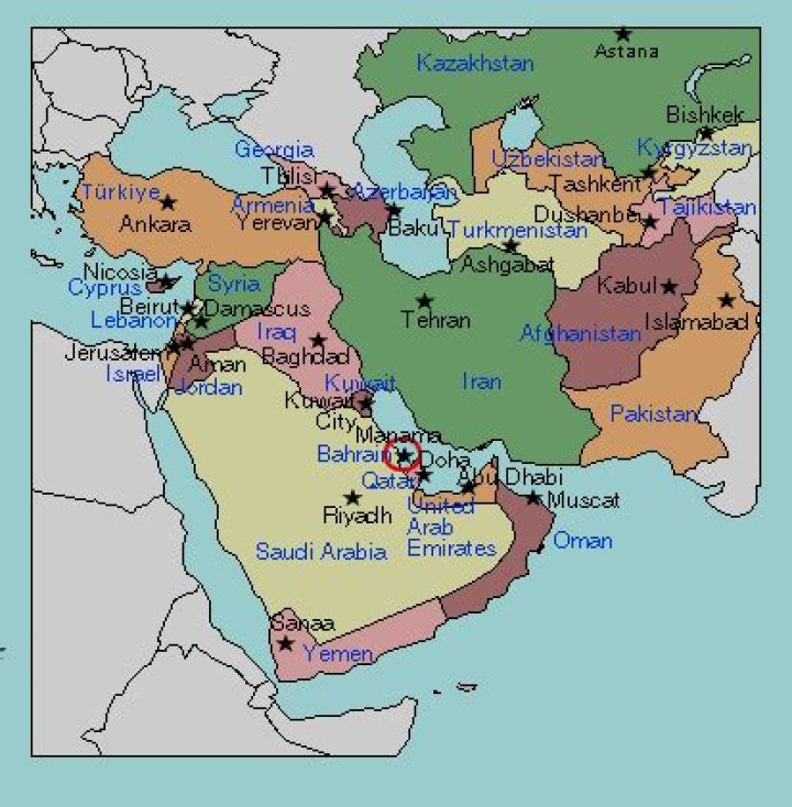 Western Asia Capitals Quiz