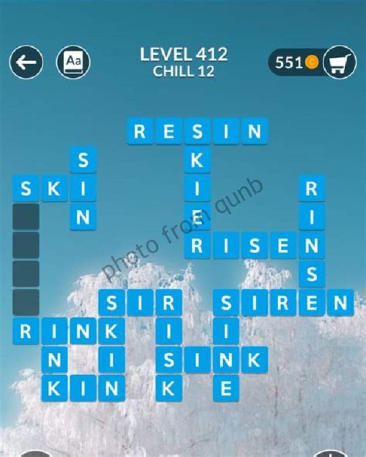 Word Blocks Level 412 Answers • Game Solver