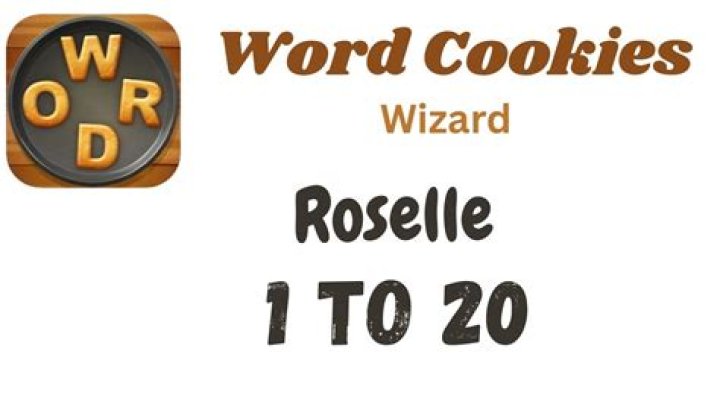 Word Cookies Wizard-Roselle Level 20 Answers • Game Solver