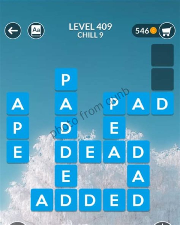 Word Go Level 409 Answers • Game Solver