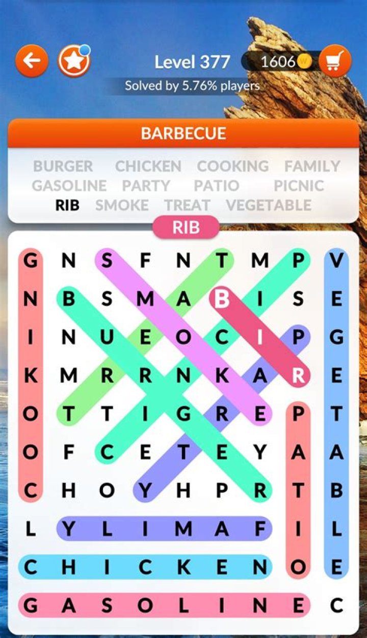 Word Heaps Level-377 - RHYMES WITH KEY • Game Solver